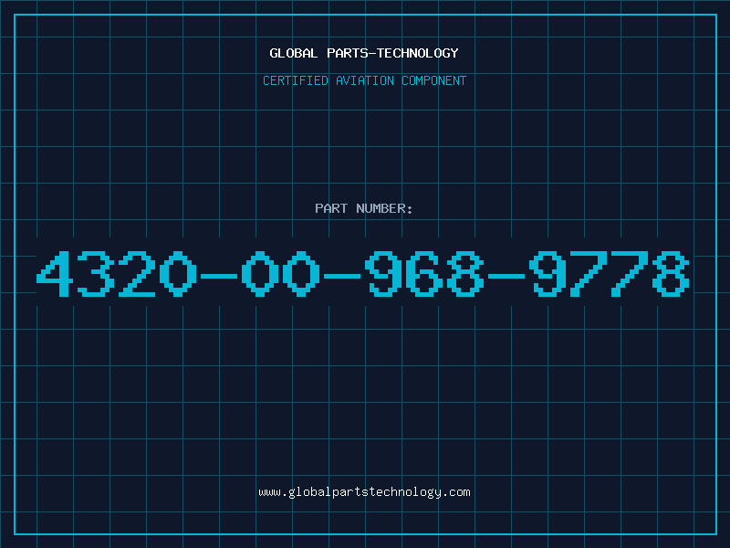 Aviation Part 4320-00-968-9778