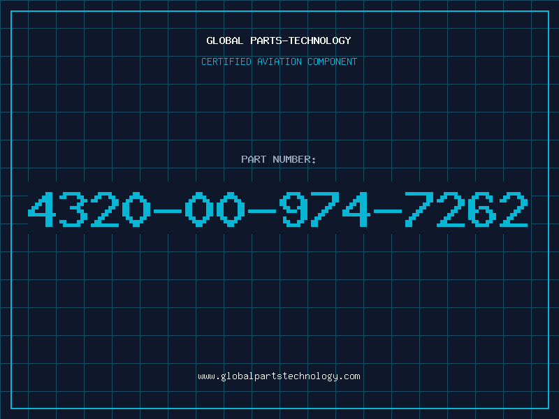 Aviation Part 4320-00-974-7262
