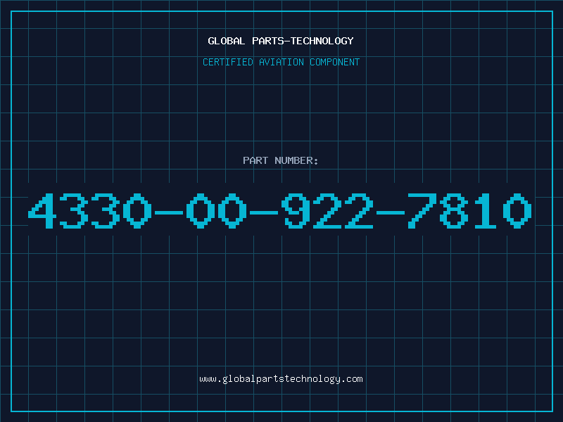 Aviation Part 4330-00-922-7810