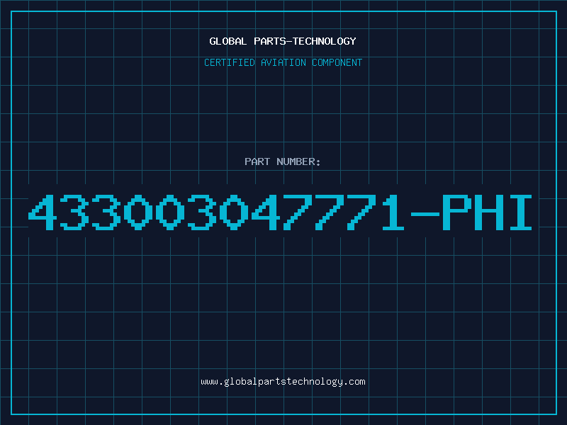 Aviation Part 433003047771-PHI