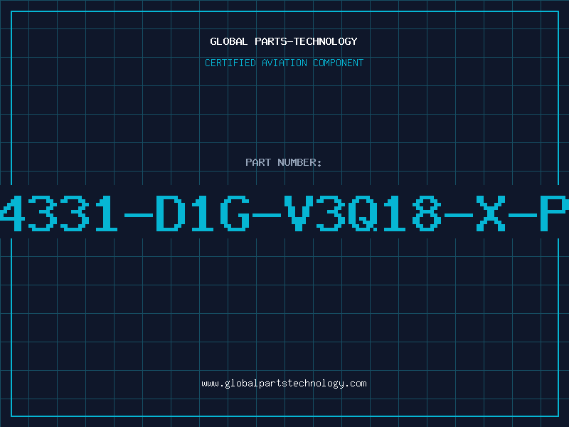 Aviation Part 4331-D1G-V3Q18-X-P