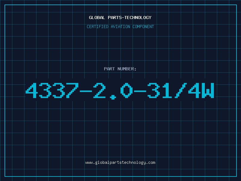 Aviation Part 4337-2.0-31/4W