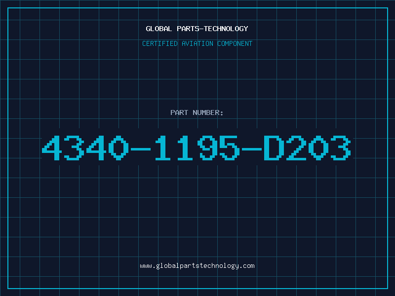 Aviation Part 4340-1195-D203