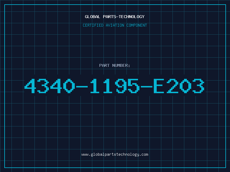Aviation Part 4340-1195-E203