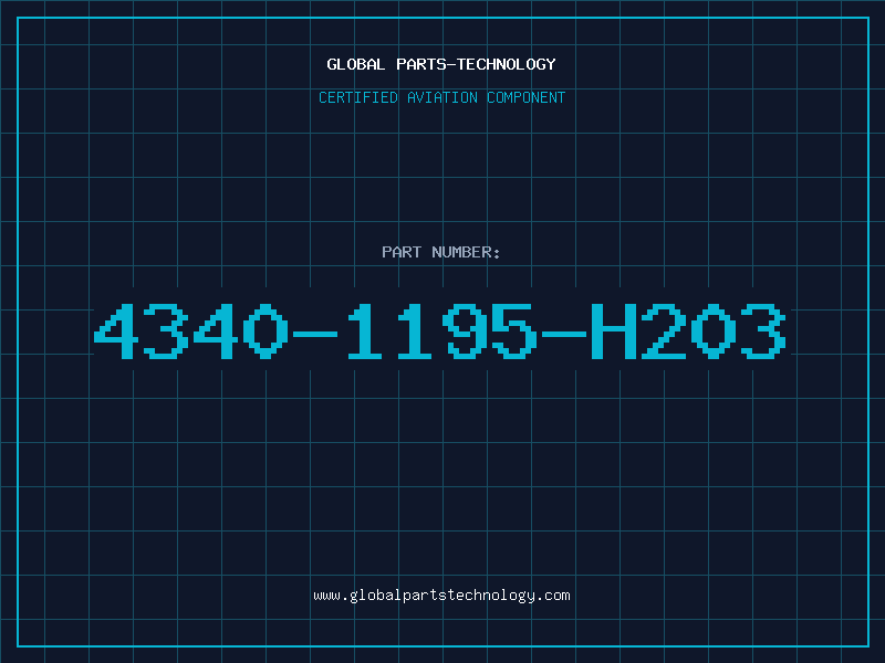 Aviation Part 4340-1195-H203