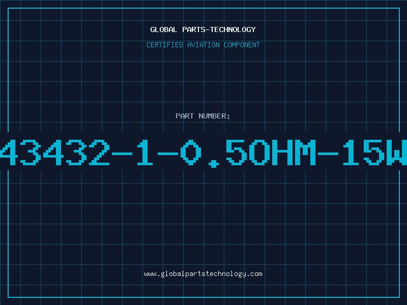 Aviation Part 43432-1-0.5OHM-15W