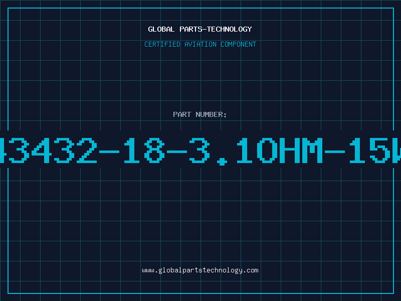 Aviation Part 43432-18-3.1OHM-15W