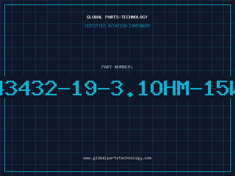 Aviation Part 43432-19-3.1OHM-15W
