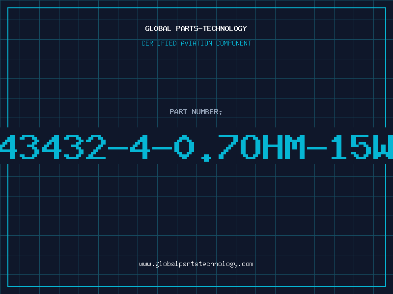Aviation Part 43432-4-0.7OHM-15W