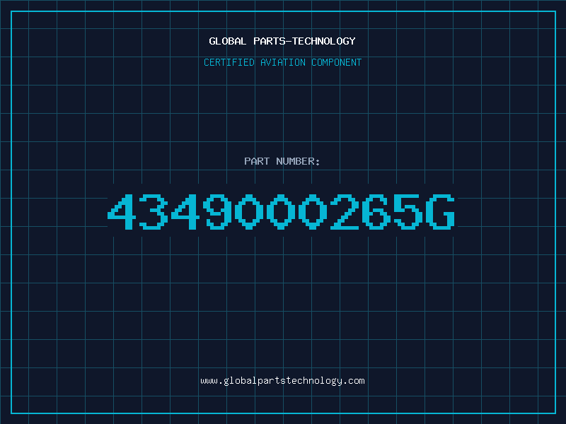 Aviation Part 4349000265G