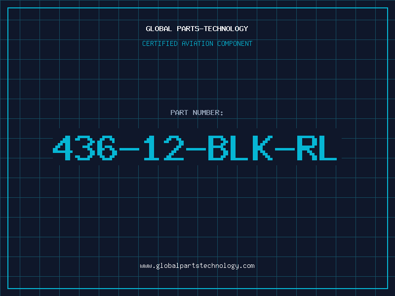 Aviation Part 436-12-BLK-RL