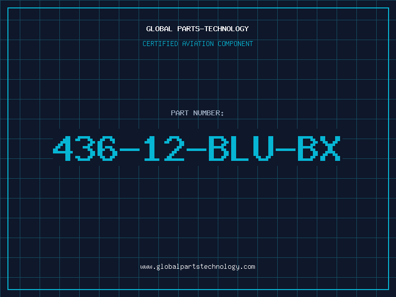 Aviation Part 436-12-BLU-BX