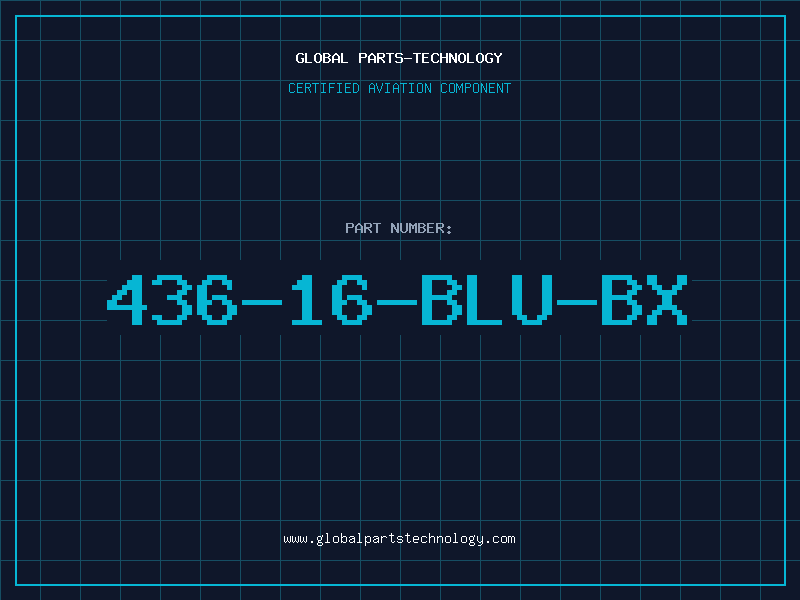 Aviation Part 436-16-BLU-BX