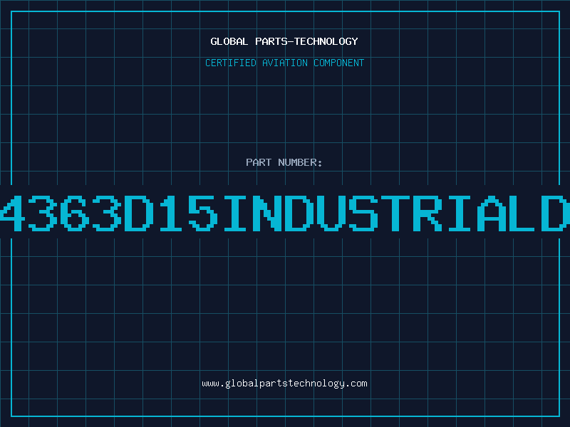 Aviation Part 4363D15INDUSTRIALD