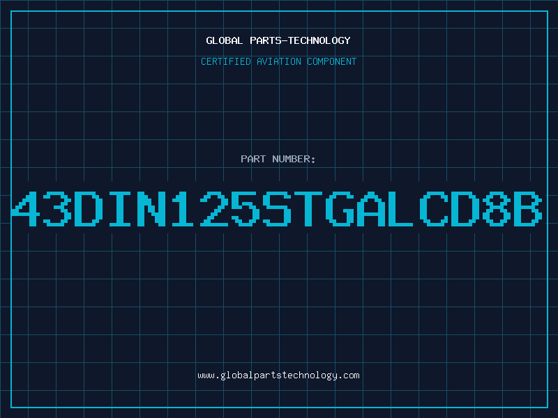Aviation Part 43DIN125STGALCD8B