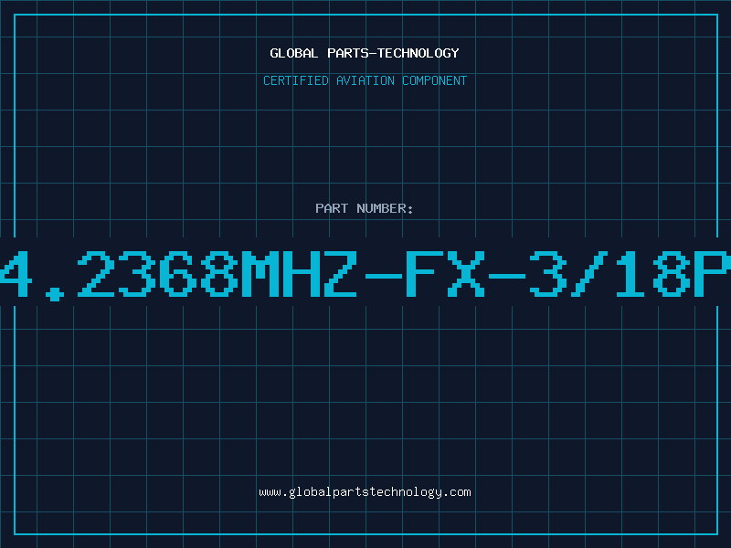 Aviation Part 44.2368MHZ-FX-3/18PF