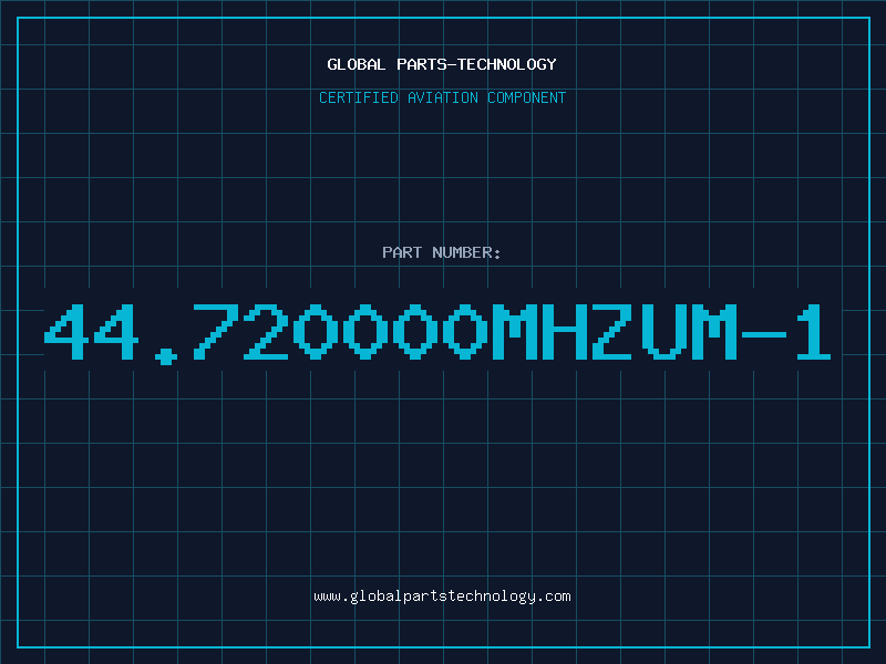 Aviation Part 44.720000MHZUM-1