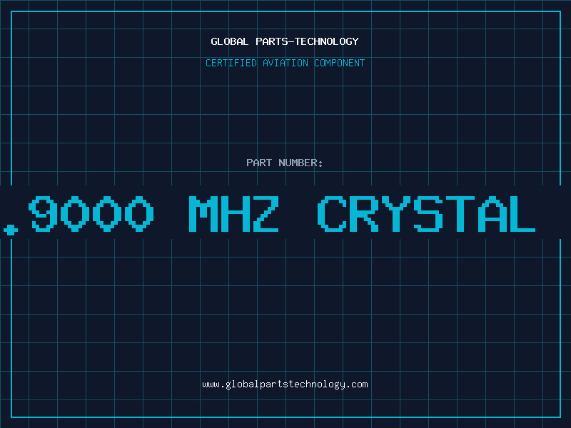 Aviation Part 44.9000 MHZ CRYSTAL OS
