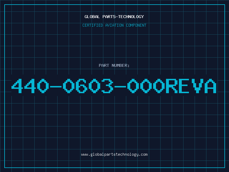 Aviation Part 440-0603-000REVA
