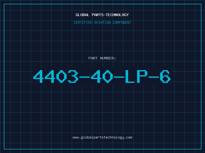 Aviation Part 4403-40-LP-6