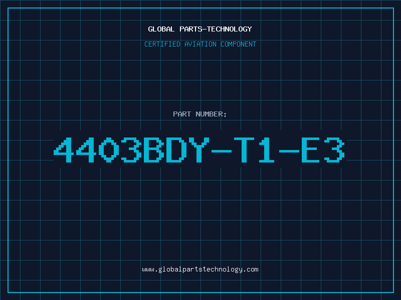 Aviation Part 4403BDY-T1-E3