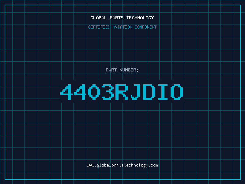 Aviation Part 4403RJDIO