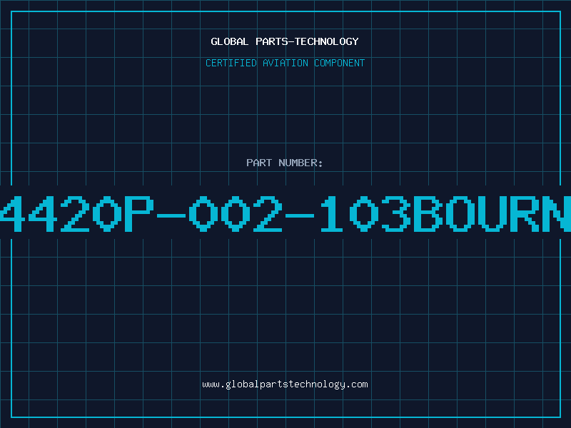 Aviation Part 4420P-002-103BOURN