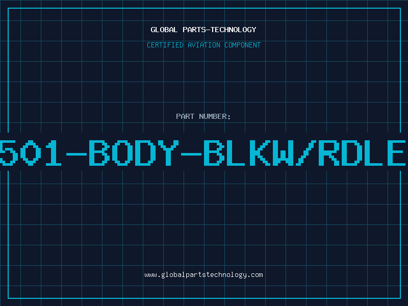 Aviation Part 4501-BODY-BLKW/RDLED