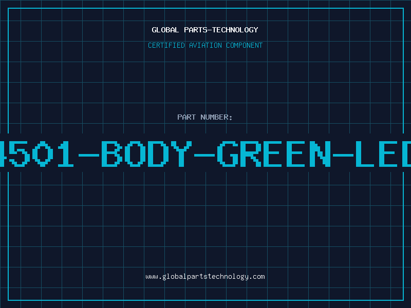 Aviation Part 4501-BODY-GREEN-LED