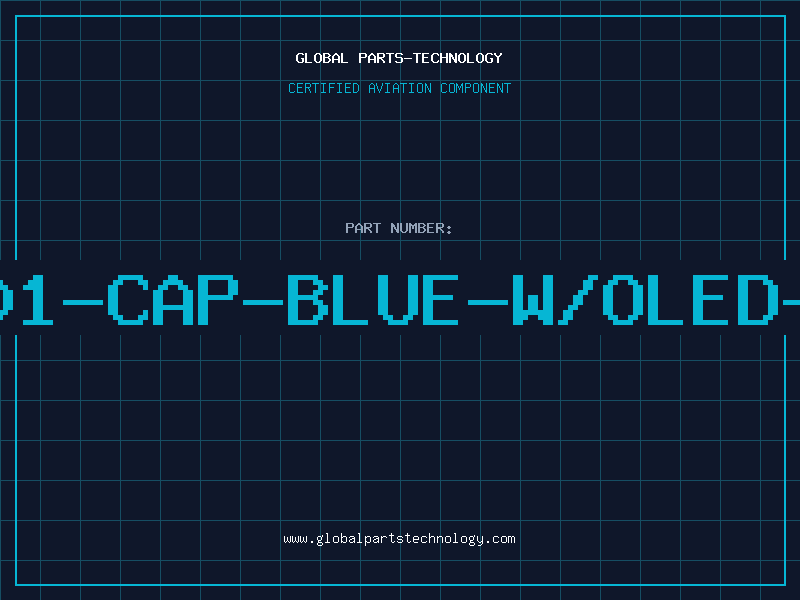Aviation Part 4501-CAP-BLUE-W/OLED-HO