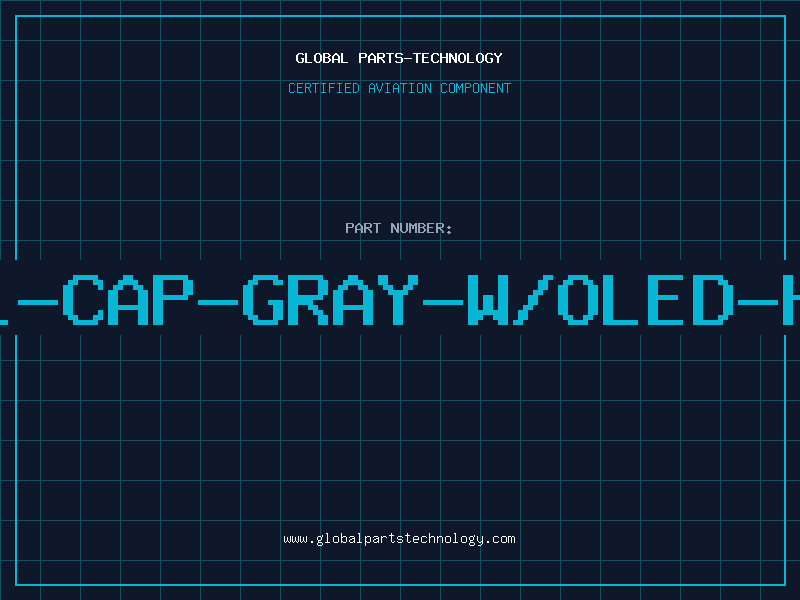 Aviation Part 4501-CAP-GRAY-W/OLED-HOLE