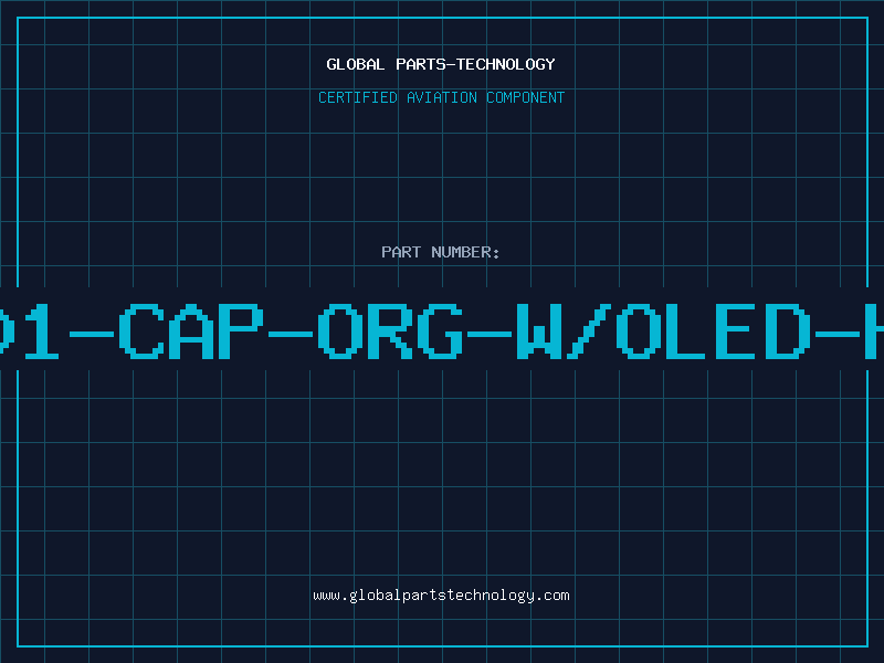 Aviation Part 4501-CAP-ORG-W/OLED-HOL