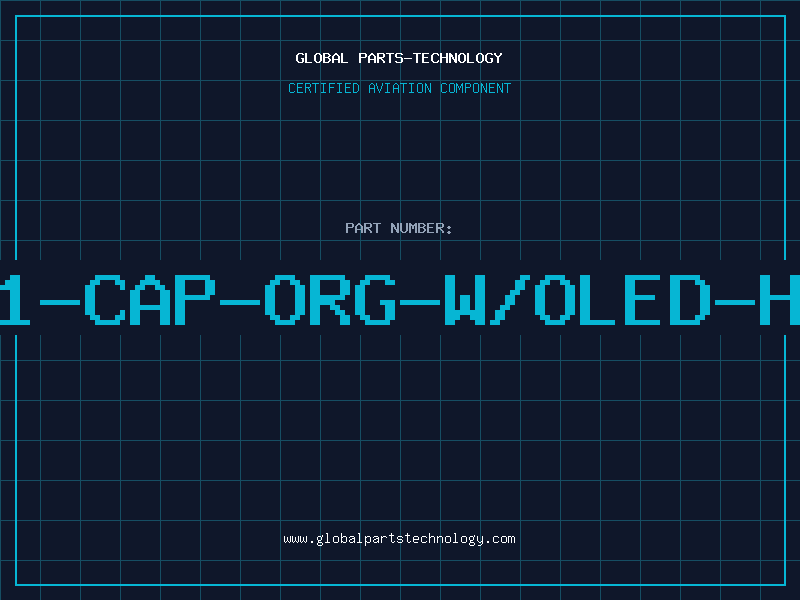 Aviation Part 4501-CAP-ORG-W/OLED-HOLE