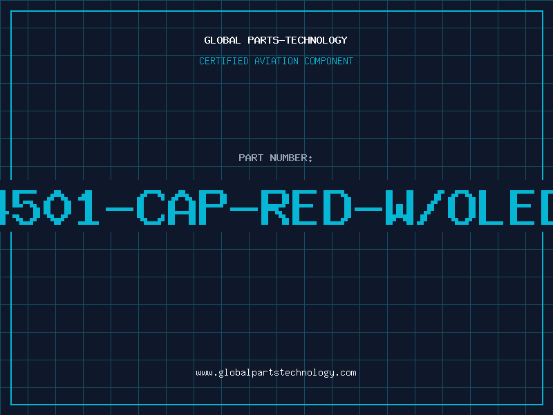 Aviation Part 4501-CAP-RED-W/OLED