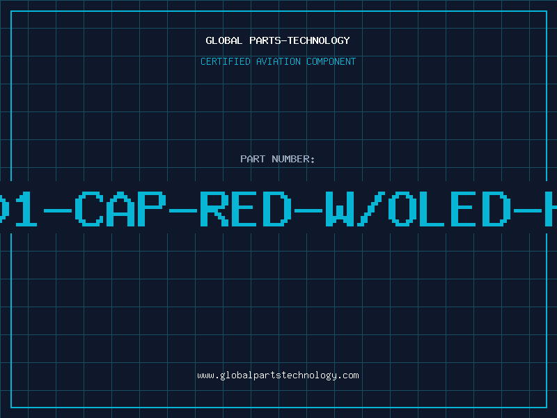 Aviation Part 4501-CAP-RED-W/OLED-HOL