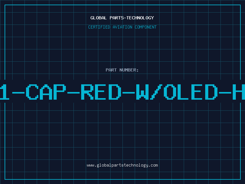 Aviation Part 4501-CAP-RED-W/OLED-HOLE