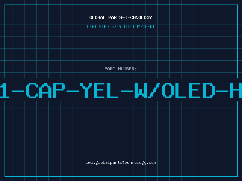 Aviation Part 4501-CAP-YEL-W/OLED-HOLE