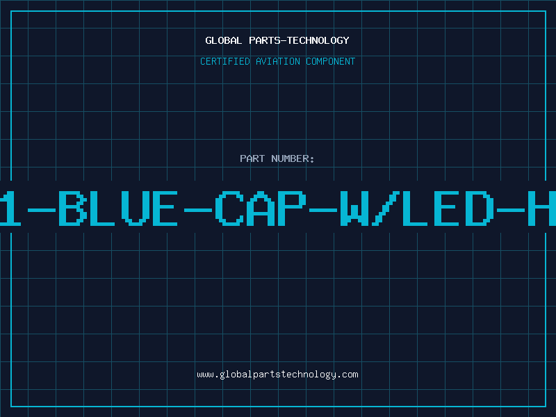 Aviation Part 4511-BLUE-CAP-W/LED-HOLE