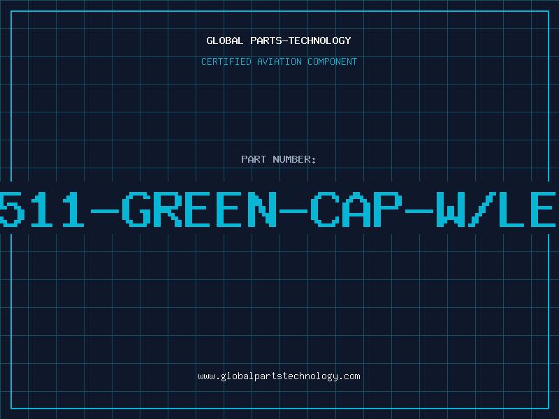 Aviation Part 4511-GREEN-CAP-W/LED