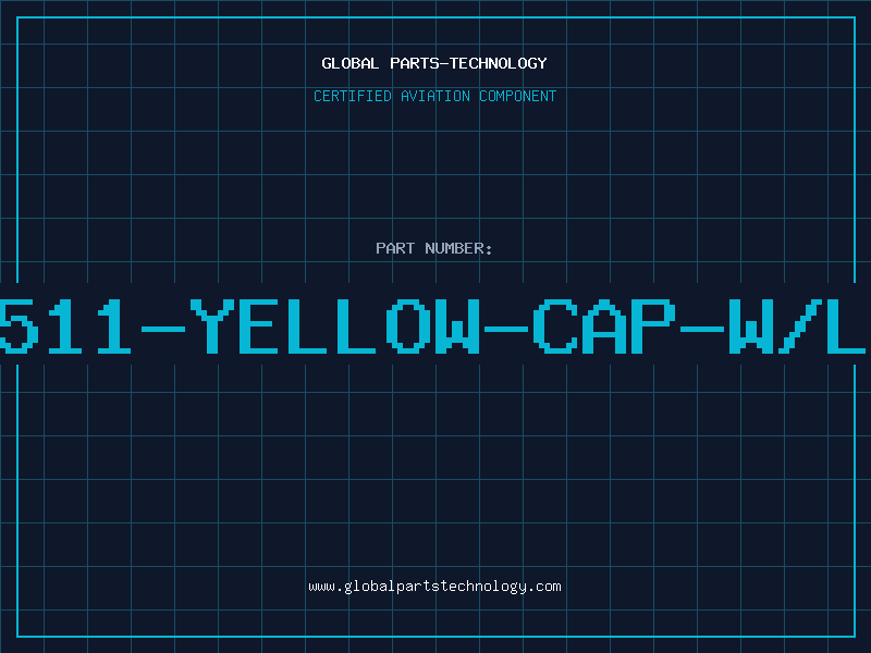 Aviation Part 4511-YELLOW-CAP-W/LE