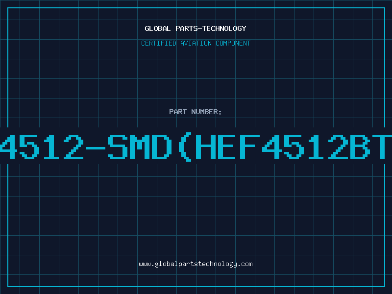Aviation Part 4512-SMD(HEF4512BT