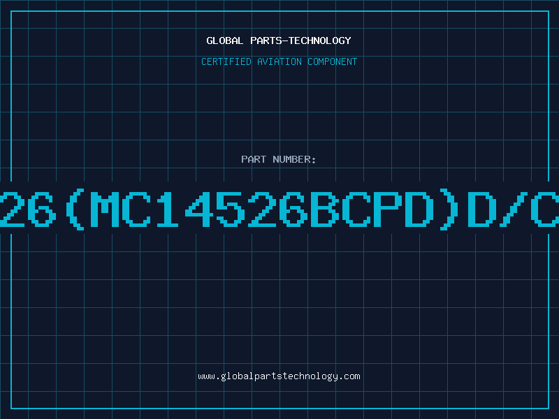 Aviation Part 4526(MC14526BCPD)D/C92