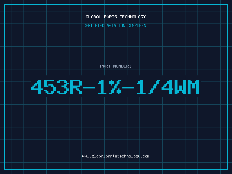 Aviation Part 453R-1%-1/4WM