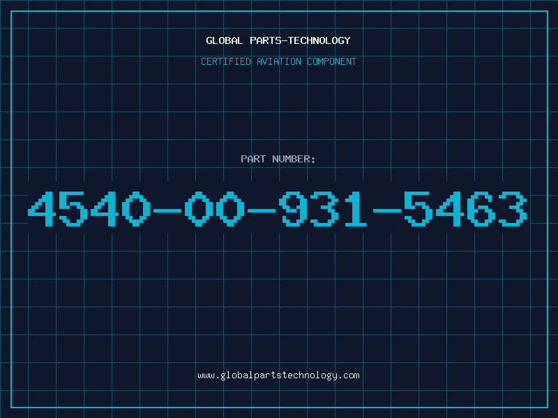 Aviation Part 4540-00-931-5463
