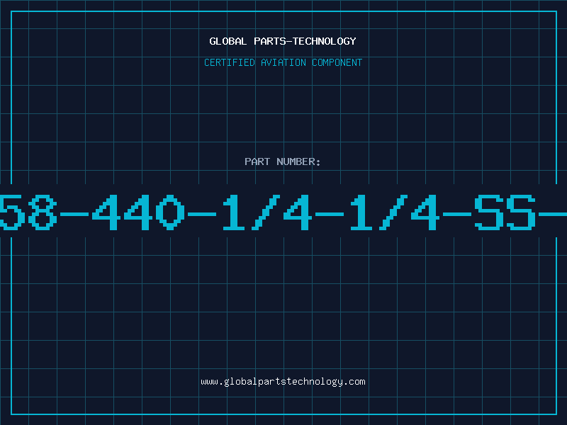 Aviation Part 4558-440-1/4-1/4-SS-20