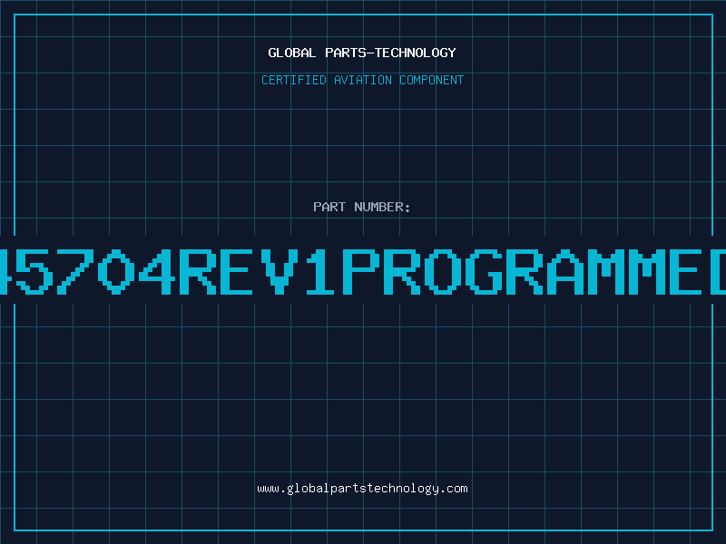 Aviation Part 45704REV1PROGRAMMED