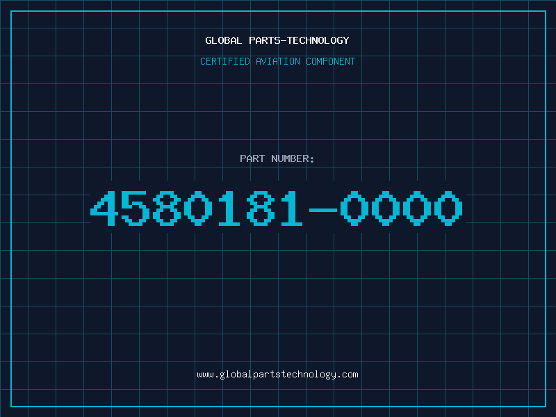 Aviation Part 4580181-0000