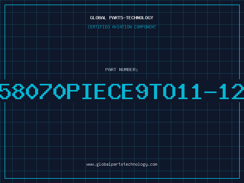 Aviation Part 458070PIECE9TO11-12F