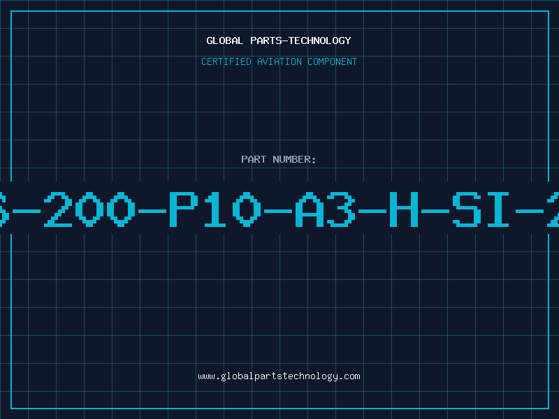 Aviation Part 46-200-P10-A3-H-SI-2A