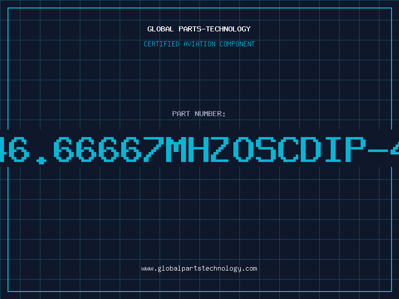 Aviation Part 46.66667MHZOSCDIP-4